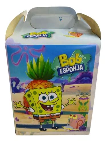 Caja Dulcera Lonchera Bob Esponja Fiesta Dulces Ni Os Mercadolibre