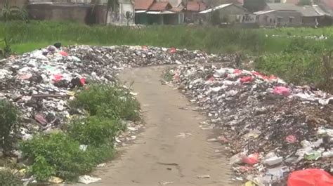 Sampah Menggunung Di Pinggir Jalan Resahkan Warga Parung Panjang Bau