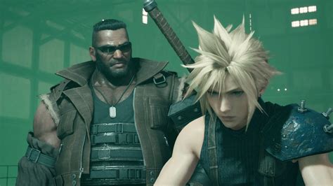 Final Fantasy 7 Remake Characters Cloud And Barret Mission Chapter 1 The