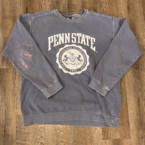 Vintage Penn State Crewneck Good Condition Stains Depop