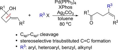 Palladium Catalyzed Ring Opening Of 2 Alkylidenecyclobutanols