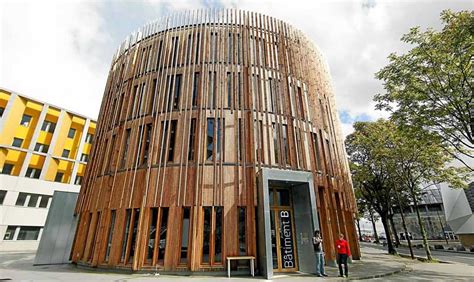 Edificio De Madera Cosntruccion Bioclimatica Forestal Maderero