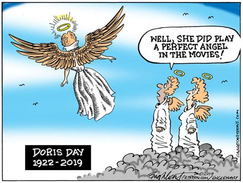 Bob Englehart Cartoon Rip Doris Day Cartoons