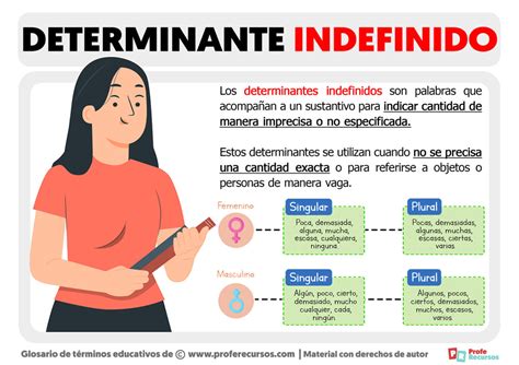 Qu Son Los Determinantes Indefinidos