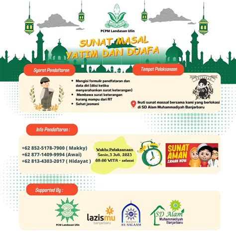 Sunat Massal Anak Yatim Dan Dhuafa Gratis Atmago