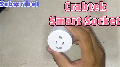 Crabtek Smart Socket Plug Unboxing Setup Youtube