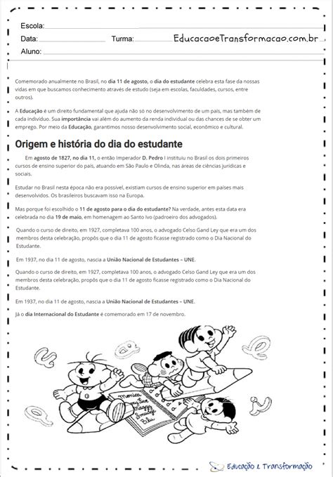 Texto Dia Do Estudante