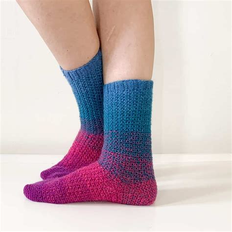 Step On Free Crochet Sock Pattern Dora Does