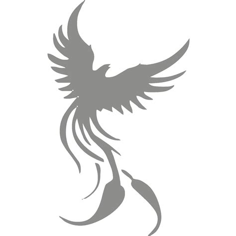 Phoenix Rising Silhouette Mythical Wall Sticker Decal Kids Fantasy