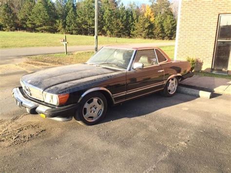 1985 Mercedes Benz 380 SL Convertible 2 Tops PROJECT CAR Classic