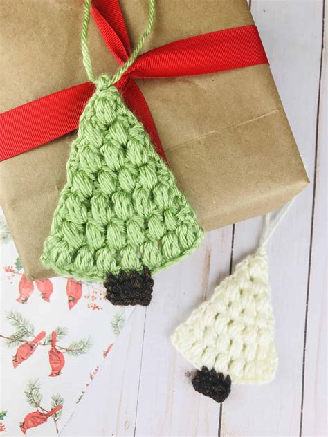 Flat Christmas Tree Crochet Pattern Free Applique