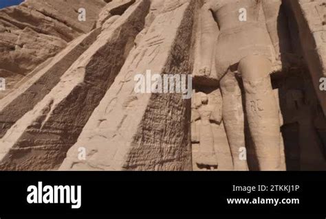 The Small Temple Of Hathor And Nefertari Abu Simbel Upper Egypt Stock