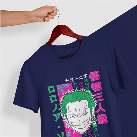 T SHIRT QUALITY Camiseta One Piece Roronoa Zoro V4 R 44 08 Em Meow Ink