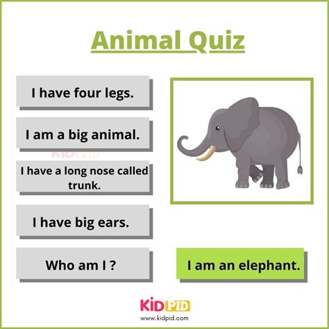 Animals Quiz for Kids - Kidpid