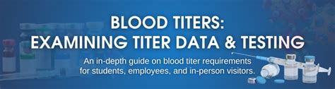 Blood Titers - Everything You Need To Know About Blood Titers