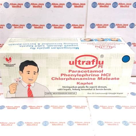 Jual Ultraflu Tablet Box Isi 25 Strip 4tablet Obat Batuk Pilek