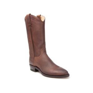 Botín Sendra 4660 Cuervo Western para hombre en cuero marrón