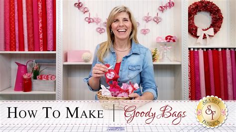 How To Make Goody Bags A Shabby Fabrics Craft Sewing Tutorial Youtube