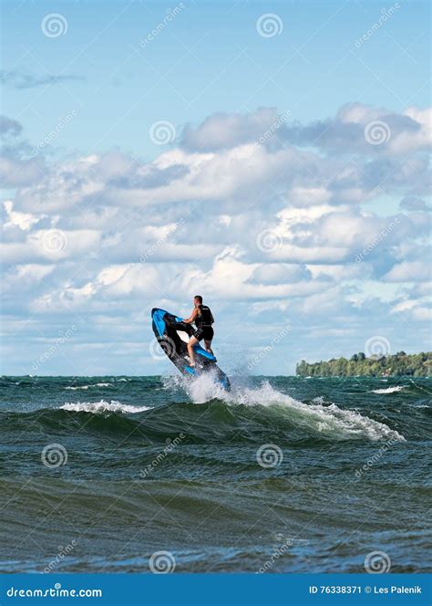 Jet ski Jump editorial photo. Image of unidentified, shore - 76338371