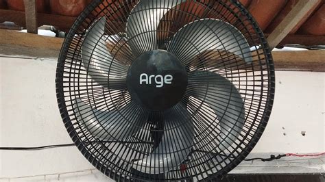 Ventilador De Parede Arge Stylo Cm Preto W Youtube