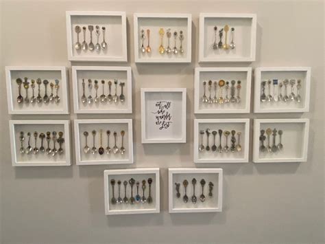 Diy Spoon Collection Display Project Shadowbox Display Artofit