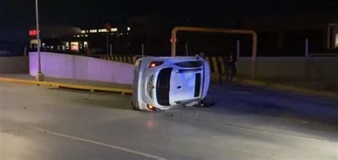 Conductor Vuelca Tras Conducir A Exceso De Velocidad En Saltillo El Siglo De Torreón