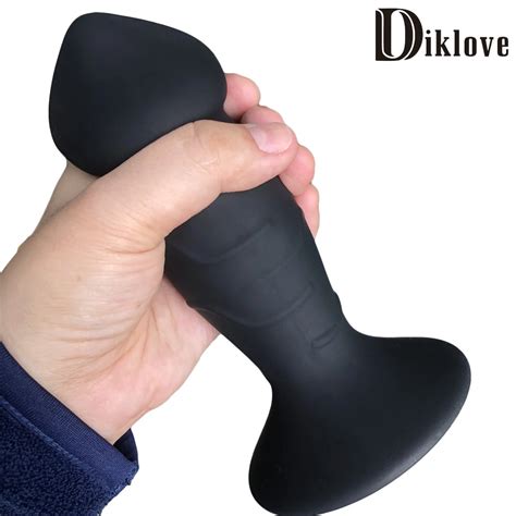 Medical Silicone Waterproof Speeds Vibrating Big Thick Anal Plug