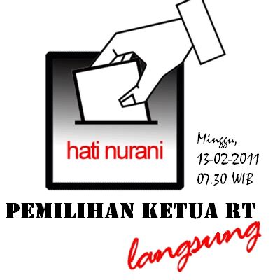 RUKUN WARGA 021 BLOK CB PERMATA TANGERANG: Poster Pemilihan Ketua RT 03 ...