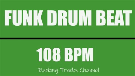 Funk Drum Beat Bpm Youtube