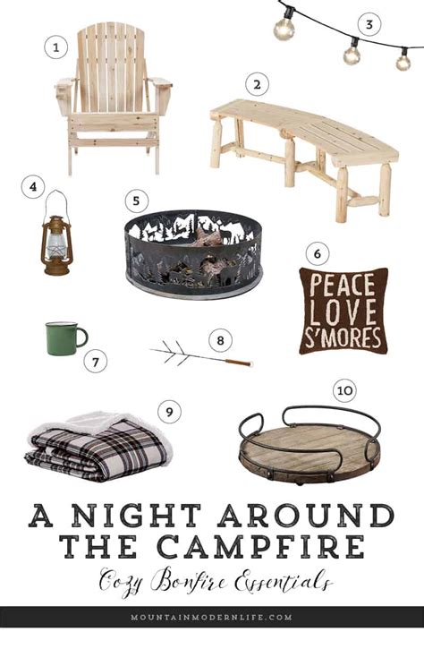 A night around the campfire - Cozy Bonfire Essentials