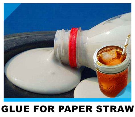 FDA Food Grade Waterproof Drinking Straw Liquid PVAC Glue For Paper