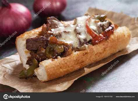 Philly Cheese Steak Sandwich Stock Photo By Igordutina