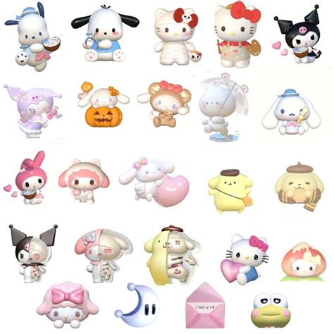 Cute Sanrio 3d Stickers Printable Pop Stickers Scrapbook Stickers