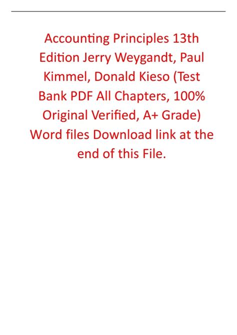 Test Bank College Accounting 9th Chapters 14 26 1