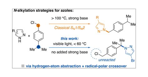 Azolation Of Benzylic Ch Bonds Via Photoredox Catalyzed Carbocation Generation Journal Of The