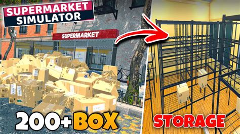 I Purchase Box Shift To Storage Supermarket Simulator Hindi