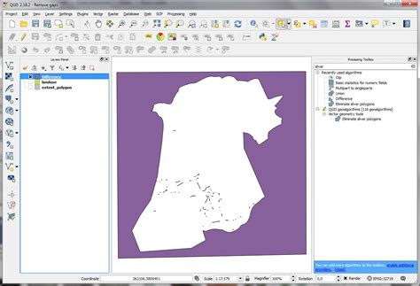 Filling Holes In Polygons Automatically Using Qgis Geographic