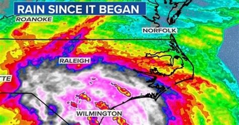 Post-Florence weather forecast - CBS News