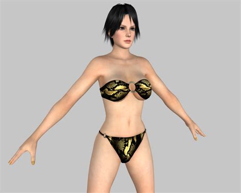 Sexy Bikini Girl 02 3D Model