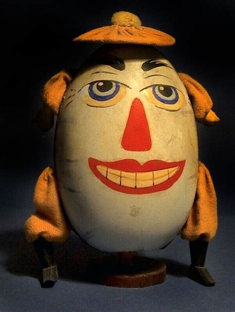 Wonderful Early 20th Century Halloween Humpty Dumpty Nodder Germany