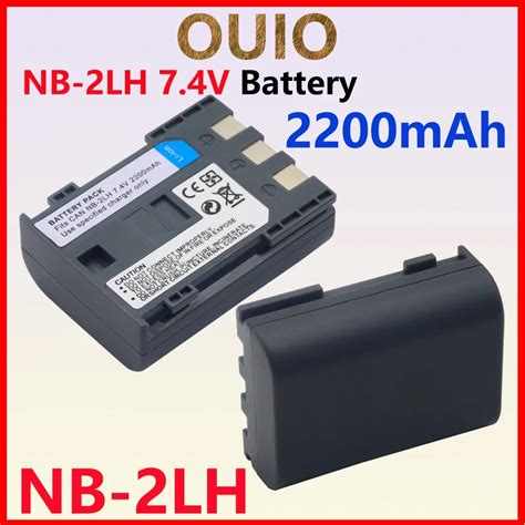 Nb L Nb L Nb Lh Nb L Nb Lh Camera Battery For Canon D D Elura