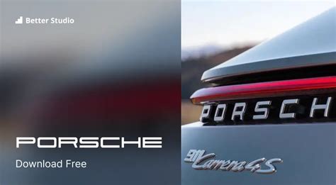 Porsche Font: Download Free Font & Logo