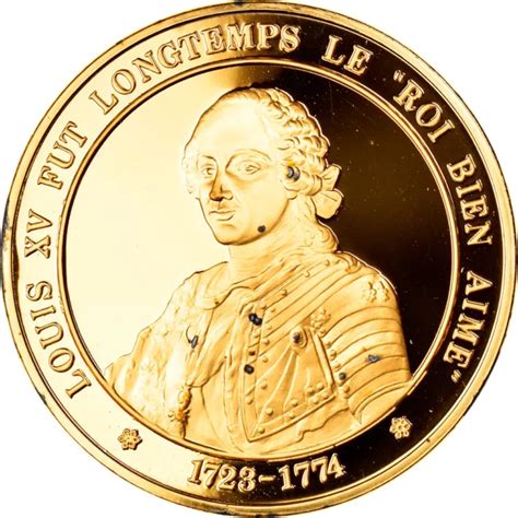 7488 FRANCE MÉDAILLE Louis XV Dit Le Bien Aimé History FDC