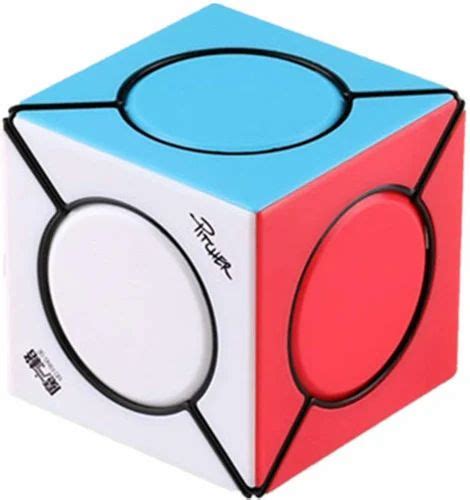 D Eternal Qiyi Six Spot Cube High Speed Stickerless Magic Puzzle Cube