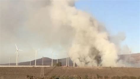 Controlado El Incendio En Aldea Blanca Gran Canaria