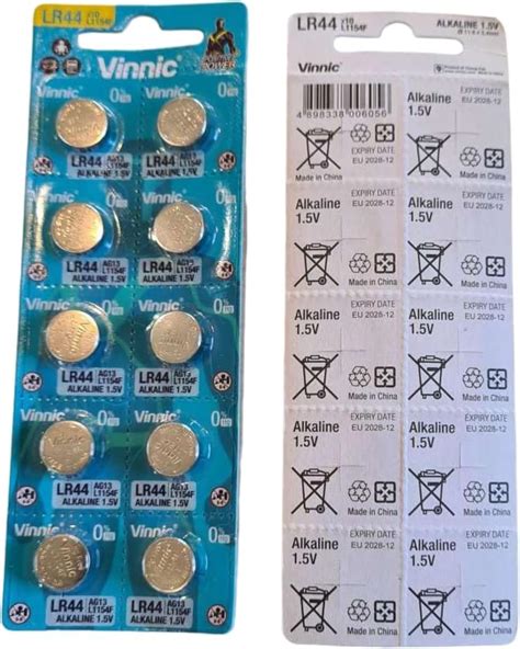 Amazon.com: Pack de 10 batterys for L1154F : Health & Household