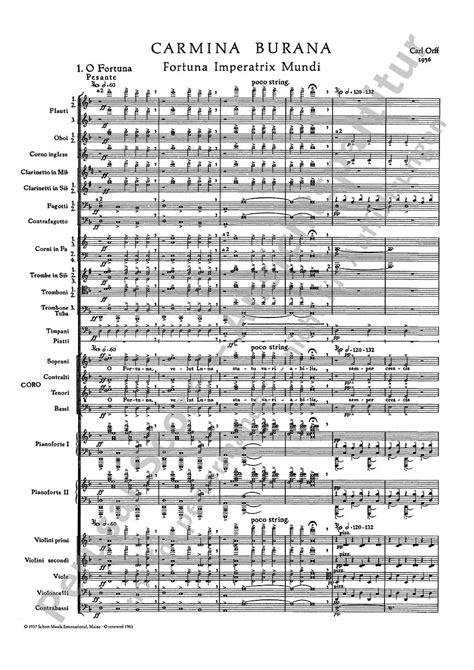 Carmina Burana-Score-Full (Orch) Sheet Music by C Orff (SKU: 49008056 ...