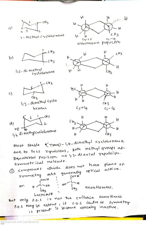 Solved Construct The Model Of Chair Conformation And Draw The Newman