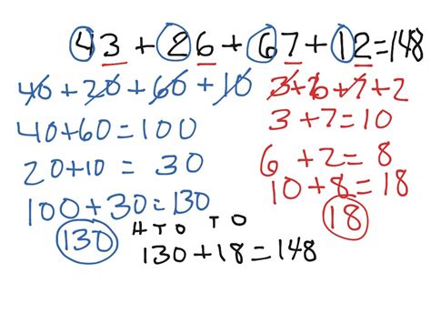 2 NBT 6 Adding Four Two Digit Numbers Math 2nd Grade Math 2 NBT 6