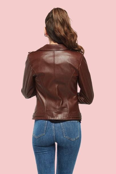 Dark Brown Leather Jacket Womens Airborne Jacket